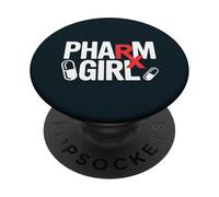 Girl Pharmacy Technician RX CPhT Women Pharmacist PopSockets Adhesive PopGrip