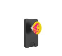 Girl Portrait Face Line Art Expressionist Design PopSockets PopWallet for MagSafe