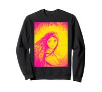 Girl Portrait Face Line Art Expressionist Design Sweatshirt