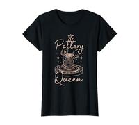 Girl Pottery Queen Lover Ceramic Artist Clay Craft T-Shirt