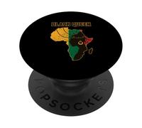 Girl Power African American Queen Africa Roots Juneteenth PopSockets Adhesive PopGrip