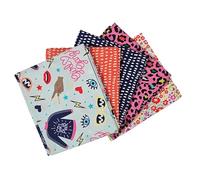 Girl Power Fabric 100% Cotton Fat Quarters 45x55cm Wide Digital Bundle for Crafting, Sewing, Quilting, Home Décor