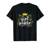 Girl Power Feminist Power Equality Value Graphic T-Shirt, Men, Black, S