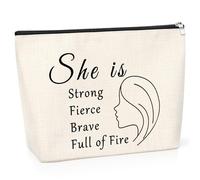 Girl Power Gifts Makeup Bag Women Empowerment Gift Girl Power Gifts for Young Girls Gifts for Feminists Inspirational Gifts for Women Daughter Friend Birthday Christmas Presents Travel Zipper Pouch