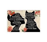 Girl Ragdoll Metal Signs You Are Not Just A Ragdoll Posters Retro Plaque Room Club Bathroom Wall Decor 12x8 Inch Vintage Metal Tin Sign