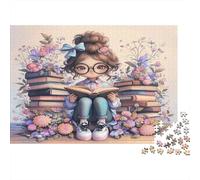 Girl Reading Book Family Puzzles 1000 Pieces of Eco-friendly Board Jig Saws for Cognitive Development Puzzle As Indoor Leisure Puzzle 70x50cm/1000pcs