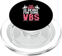 Girl Ready for Vacation Bible School I Love VBS Christian PopSockets PopGrip for MagSafe