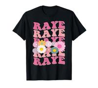 Girl Retro Raye First Name Personalized Groovy 80's T-Shirt