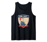 Girl Riot Red Lipstick Power Rosie Tank Top