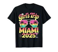 Girl’s Trip Miami 2025 | Matching Girls Weekend Vacation T-Shirt