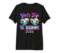 Girl’s Trip St. Thomas 2026 Summer Beach Weekend Vacation Premium T-Shirt