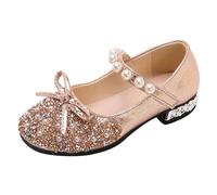 Girl Sandals Open Toe Holiday Vacation Shoes Chunky Pump Ankle Strap High Heels Dress Open Sandals Outdoor Slippers House Flip Flops Slip On For Party Halloween Cosplay (Pink,4.5-5 Years)