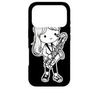Girl Saxophone Player Musical Instrument for Girls Case for iPhone 17 Pro