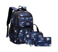 Girl School Bag, Kids Travel Backpack, Ergonomic Back Cushion Wear-Resistant Large-Capacity Shockproof Stylish Easy-To Heavy-Duty for School Commute Summer Camp