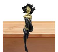 Girl Sculptures Home Decor | Afro Girl Modern Art Figurine - Sculpture Artwork Statue for Living Room Hotel Restaurant Bookshelf Shop Cafe Holiday Study Apartment