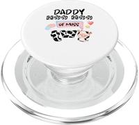 Girl Second Birthday Party Pink Cow Daddy Moo I'm Two Animal PopSockets PopGrip for MagSafe
