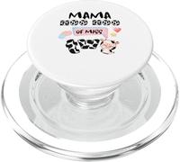 Girl Second Birthday Party Pink Cow Mama Moo I'm Two Animal PopSockets PopGrip for MagSafe