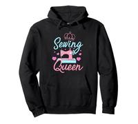Girl Sewing Queen Quilting Seamstress Sewing Machine Pullover Hoodie