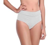 Girl Shiny Nylon Shorts-High Waist Hot Pants|Stretchy & Stylish Plain Design|Comfortable Fit for Workout, Ballet, Gymnastics,Fit for Active Girls|Perfect for Dance and Everyday(White-13-14yrs)