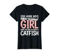 Girl Show How to Catch A Catfish Fishing Angler Catfisherman T-Shirt