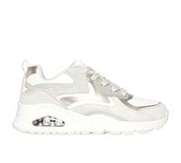 Skechers Girls Uno Gen1 Color Surge Trainers, Natural Synthetic Trim, 10.5 UK