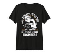 Girl Structural Engineer Women Engineering Premium T-Shirt