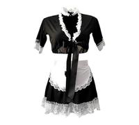 Girl Sweet Kawaii Costume Dress Lingerie Set Sexy Maid Servant Cosplay Lingerie Set Japanese Kawaii Cosplay Anime Maid Outfit Servant Outfit Sexy Dress Up for The Bedroom For Women Sets