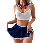Girl Sweet Kawaii Costume Dress Sexy Outfit Fancy Dress Costume Anime Lolita French Valentines Day Maid Outfit Women Fancy Ladies Female Naughty Lace French Maid Lingerie Sets For Women Uk
