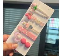 Girl, sweet little hairpin, cute hairpin on the side of the girl, duck bill, bangs clip, headdress. (Z34#love peach)