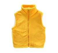 Girl Toddler Coats Winter Warm Outerwear Hooded Zipper Padded Outwear for Girls Or Boys Size 9 Kids Coat Fleece Jacket (Yellow, 18-24 Months)
