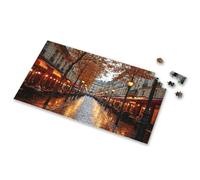 Girl Toys Age 4-5 A Cozy Street Lined With Cafes In Autumn Picture Puzzle Jigsaw Puzzles 500 Pieces Toys Under 10 Dollars(1000PCS)