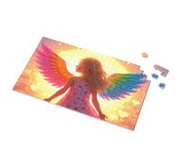 Girl Toys Age 4-5 Angel Girl With Heart Wings At Sunset Picture Puzzle Toys & Games Puzzles 500 Pieces(1000PCS)