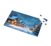 Girl Toys Age 4-5 Christmas Night In The Snowy Village Picture Puzzle 1500 Piece Puzzle 3 Year Old Girl Gifts(1000PCS)