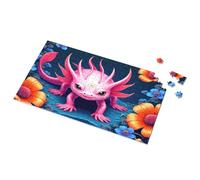 Girl Toys Age 4-5 Magical Pink Lizard In A Flower Garden Picture Puzzle 1500 Piece Puzzle 3 Year Old Girl Gifts(300PCS)