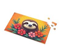 Girl Toys Age 4-5 Tree Sloth With Flowers: A Cute Nature Scene Picture Puzzle Toys & Games Puzzles 500 Pieces(1000PCS)
