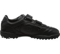 Girl Trainers Easy Fasten Black Silver Football Boots School Quality by Optimum