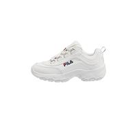 FILA Strada kids Unisex Kids’ Sneaker, white (White), 1.5 UK