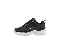 FILA Strada kids Unisex Kids’ Sneaker, black (Black), 1.5 UK