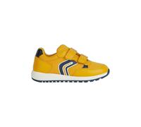 Geox Boy's J Albums C Sneaker, Ochreyellow Navy, 13 UK