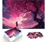Girl Under A Sakura Tree2000 Pieces Puzzles for teenagers Family Game for and for is ideal as a gift for the whole family 70x100cm