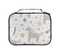 Girl Unicorn Pastel Nursery Pencil Bag Large Capacity Pencil Case for Colouring Pencils Pen Bag Marker Organizer