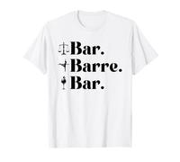 Girl Walks Into A Barre Workout Barre Ballet Dancer T-Shirt