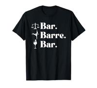 Girl Walks Into A Barre Workout Barre Ballet Dancer T-Shirt