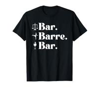 Girl Walks Into A Barre Workout Barre Ballet Dancer T-Shirt