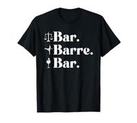 Girl Walks Into A Barre Workout Barre Ballet Dancer T-Shirt