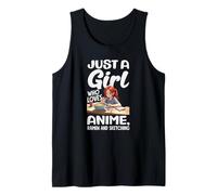 Girl Who Loves Anime Ramen and Sketching Tank Top