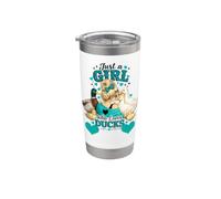 Girl who Loves Duck Stainless Steel Insulated Tumbler