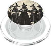 Girl Will Be Girl, Funny Witch, Witchy Vibes PopSockets PopGrip for MagSafe