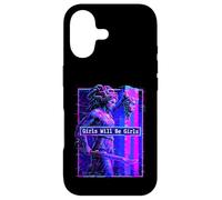 Girl Will Be Girls Medusa, Vaporwave Glitch Feminist Women Case for iPhone 17