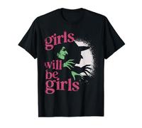 Girl Will Be Girls Witch Witchy Spooky Season Halloween Value Graphic T-Shirt